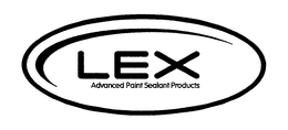 LEX ADVANCED PAINT SEALANT PRODUCTS trademark