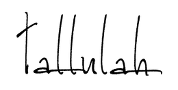 TALLULAH trademark