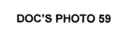 DOC'S PHOTO 59 trademark