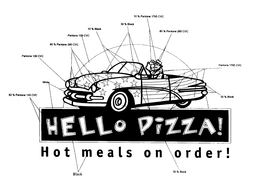 HELLO PIZZA! HOT MEALS ON ORDER! trademark
