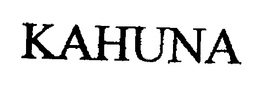 KAHUNA trademark