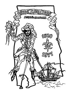 CONDE CAVALIERS MOBILE ALALBAMA 1520 1977 MOBILE trademark