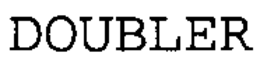 DOUBLER trademark