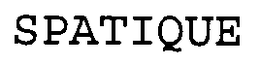 SPATIQUE trademark