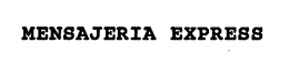 MENSAJERIA EXPRESS trademark