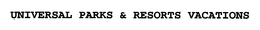 UNIVERSAL PARKS & RESORTS VACATIONS trademark