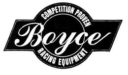 BOYCE COMPETITION PROVEN RACING EQUIPMENT trademark