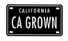 CALIFORNIA CA GROWN trademark