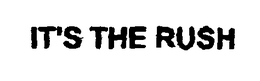 IT'S THE RUSH trademark