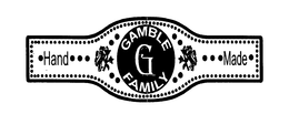 G GAMBLE FAMILY HAND MADE trademark