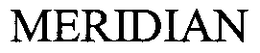 MERIDIAN trademark