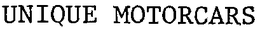 UNIQUE MOTORCARS trademark