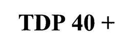 TDP 40 + trademark