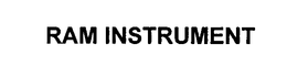 RAM INSTRUMENT trademark