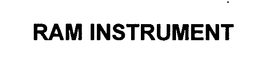 RAM INSTRUMENT trademark