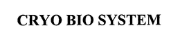 CRYO BIO SYSTEM trademark