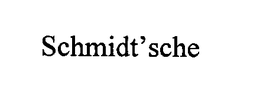 SCHMIDT'SCHE trademark