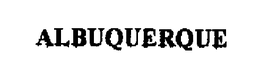 ALBUQUERQUE trademark