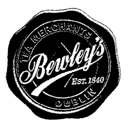 BEWLEY'S EST. 1840 TEA MERCHANTS DUBLIN trademark