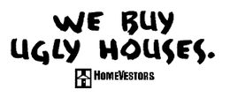WE BUY UGLY HOUSES. HOMEVESTORS trademark