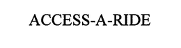 ACCESS-A-RIDE trademark