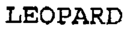 LEOPARD trademark
