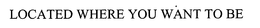 LOCATED WHERE YOU WANT TO BE trademark
