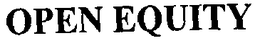 OPEN EQUITY trademark