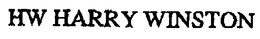 HW HARRY WINSTON trademark