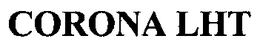 CORONA LHT trademark
