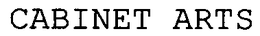 CABINET ARTS trademark