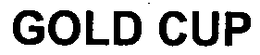 GOLD CUP trademark