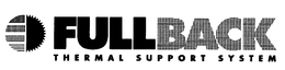 FULLBACK THERMAL SUPPORT SYSTEM trademark
