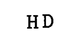 H D trademark