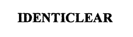 IDENTICLEAR trademark