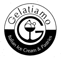 G GELATIAMO ITALIAN ICE CREAM & PASTRIES trademark