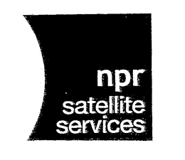 NPR SATELLITE SERVICES trademark