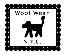 WOOF WEAR N.Y.C. trademark