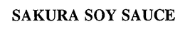 SAKURA SOY SAUCE trademark