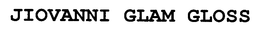 JIOVANNI GLAM GLOSS trademark