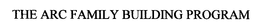 THE ARC FAMILY BUILDING PROGRAM trademark