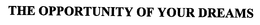 THE OPPORTUNITY OF YOUR DREAMS trademark