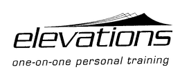 ELEVATIONS ONE-ON-ONE PERSONAL TRAINING trademark
