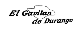 EL GAVILAN DE DURANGO trademark