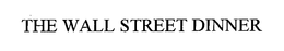 THE WALL STREET DINNER trademark