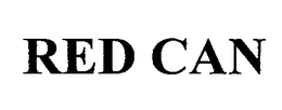 RED CAN trademark
