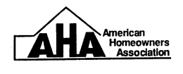 AHA AMERICAN HOMEOWNERS ASSOCIATION trademark