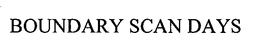 BOUNDARY SCAN DAYS trademark