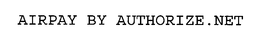 AIRPAY BY AUTHORIZE.NET trademark