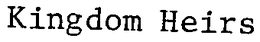 KINGDOM HEIRS trademark
